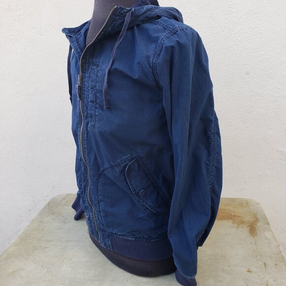 zip up windbreaker hoodie jacket - Picture 2 of 3